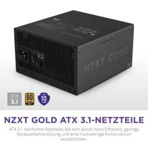 NZXT C1200 Gold ATX 3.1 – Täielikult modulaarne