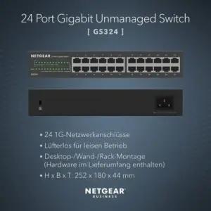 Netgear GS324-200EUS 24-pordiline Gigabit Switch