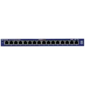 Netgear GS116GE 16-pordiline Gigabit Ethernet LAN switch (Plug-and-Play võrgulüliti