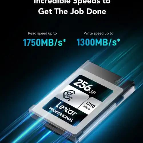 Lexar Professional SILVER Series 256GB CFexpress kaart