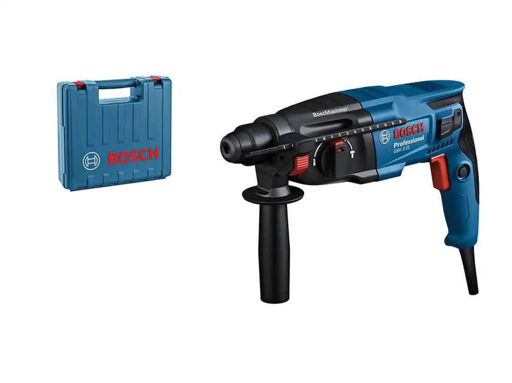 Bosch Professional puurvasar GBH 2-21 (SDS-plus, lisakäepide, masinalapp, sügavuspiirik, kohver)