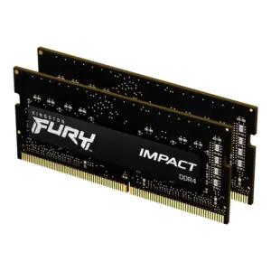 Kingston FURY Impact 32GB (2x16GB) 3200MHz DDR4 CL20 Sülearvuti Mälu Komplet KF432S20IBK2/32
