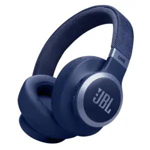 JBL Live 770 NC – Bluetooth kõrvaklapid kohanduva mürasummutusega – Juhtmevabad kõrvaklapid JBL Signature Sound'iga ja hääleassistendiga – Kuni 65 tundi muusika nautimist – Sinine