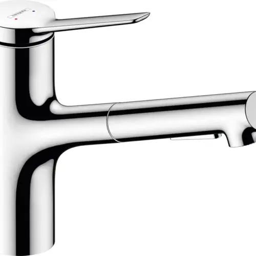 hansgrohe Zesis M33 - Köögisegisti väljatõmmatava dušiga