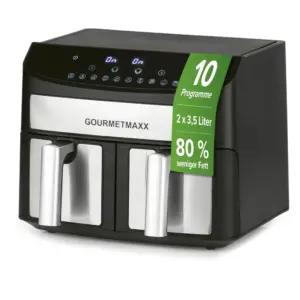 GOURMETmaxx kahekohaline kuumaõhufritüür 2x 3