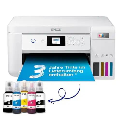 Epson EcoTank ET-2856 A4-multifunktsionaalne Wi-Fi tindimahutiga printer, sisaldab kuni 3-aastase tindivaru