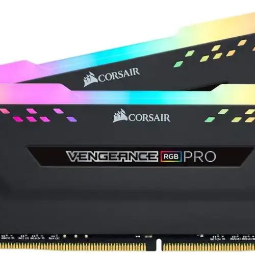 Corsair Vengeance RGB PRO 32GB (2x16GB) DDR4 3600 (PC4-28800) C18 lauaarvuti mälu – must