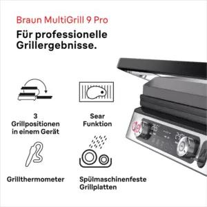 Braun MultiGrill 9 Pro CG 9167 – Kontaktgrill grill-