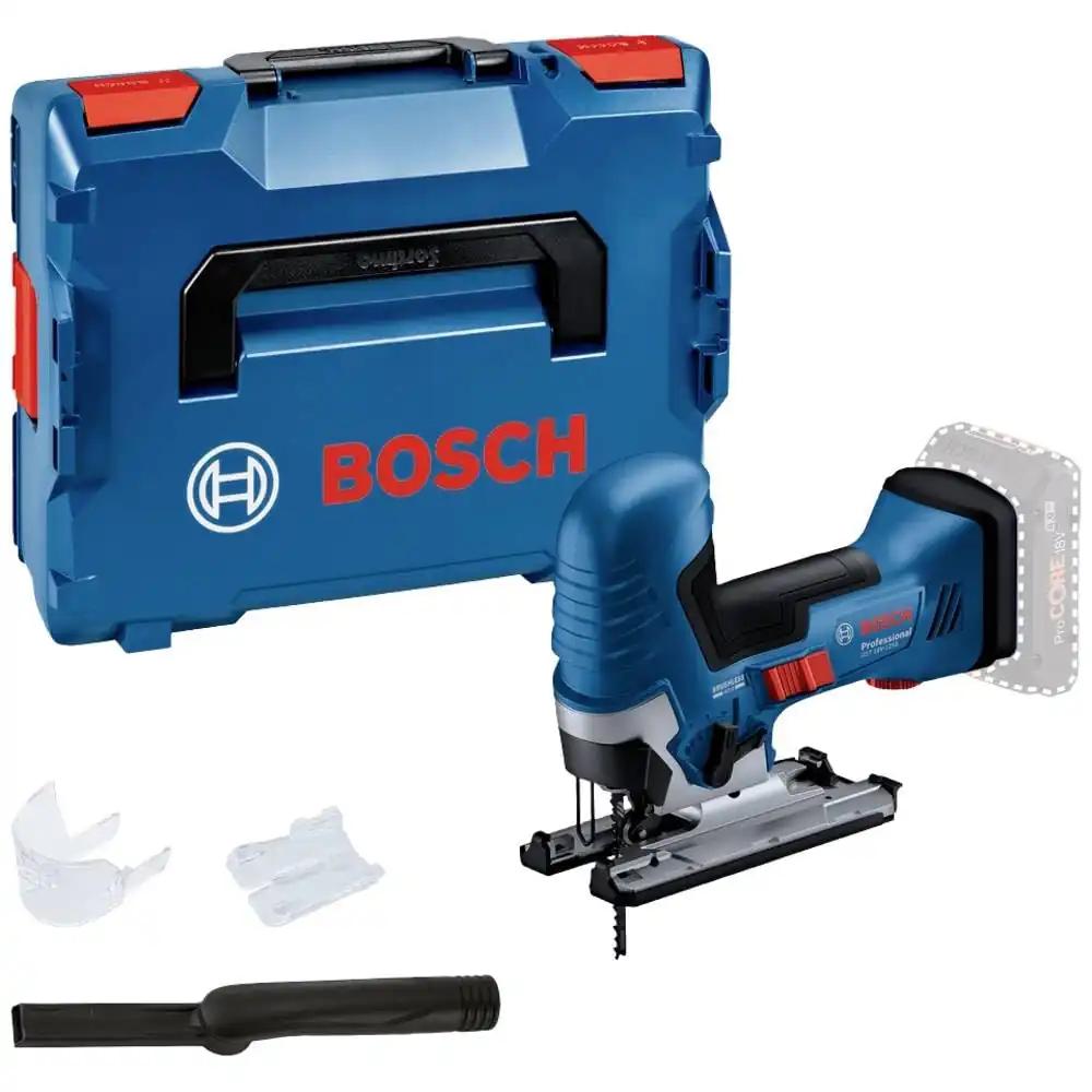 Bosch Professional 18V süsteemi akuga tikksaag GST 18V-125 S (ideaalne kõverate ja lõigete jaoks, SDS-saelehehoidja, sisaldab 1x tikksaetera, imukomplekti, L-BOXX)