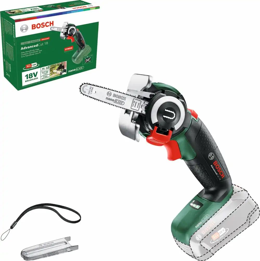 Bosch akusaag AdvancedCut 18 (ilma akuta, 18 V süsteem, NanoBlade tehnoloogia, karbis)