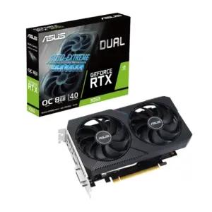 ASUS Dual GeForce RTX 3050 V2 OC Edition 8GB GDDR6 Gaming Graafikakaart (Nvidia RTX3050 V2
