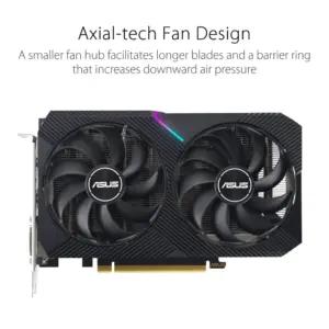 ASUS Dual GeForce RTX 3050 V2 OC Edition 8GB GDDR6 Gaming Graafikakaart (Nvidia RTX3050 V2