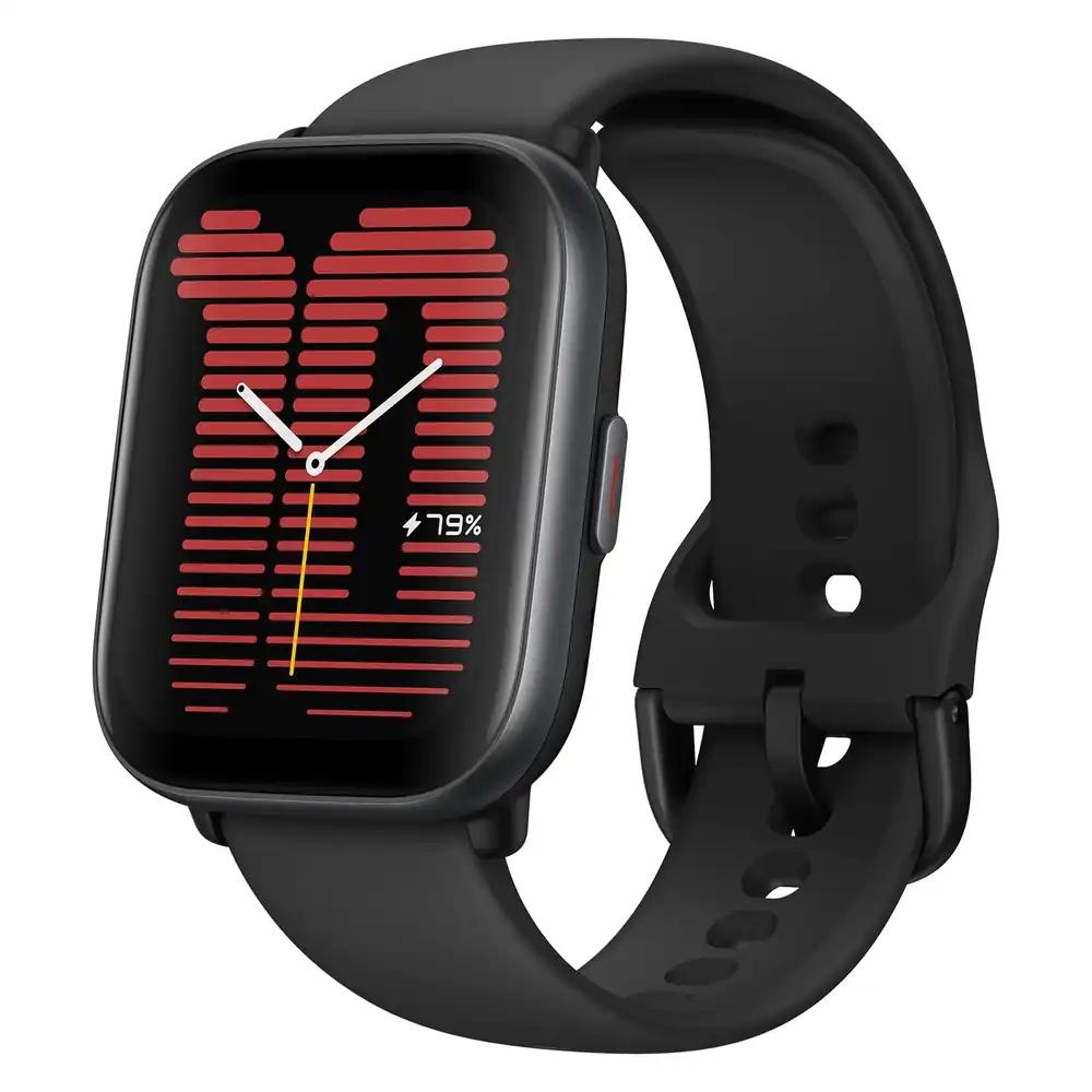 Amazfit Active 42mm nutikell, häälassistent, häälest tekstiks funktsiooniga, kuni 14 päeva aku kestvus, GPS, marsruudi navigeerimine, Bluetooth-kõned, ühilduv iOS ja Androidiga, tervise- ja spordijälgimine