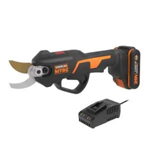 Worx NITRO WG330E Aku oksakäärid 20V – Elektrilise ajami ja harjadeta mootoriga