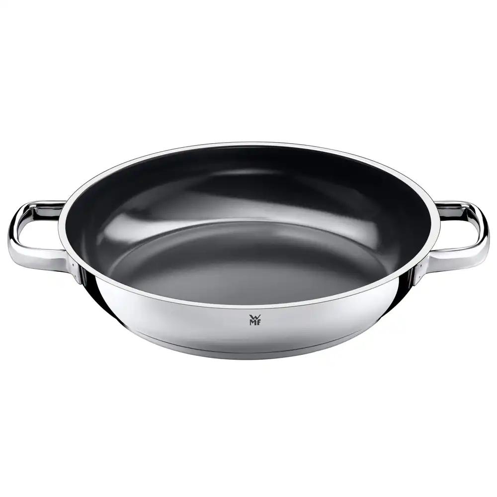WMF Durado serveerimis-/praepann 28 cm induktsioon, Cromargan roostevaba teras, keraamiline kate, ahjukindel