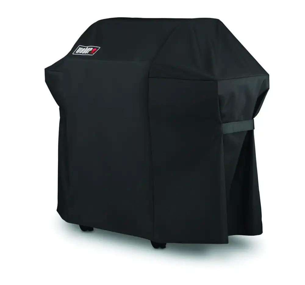 Weber Premium grillikate Spirit & Spirit II 300 mudelitele, hingav, UV- ja veekindel, takjakinnitustega, BBQ kaitsekate – Must (7183)