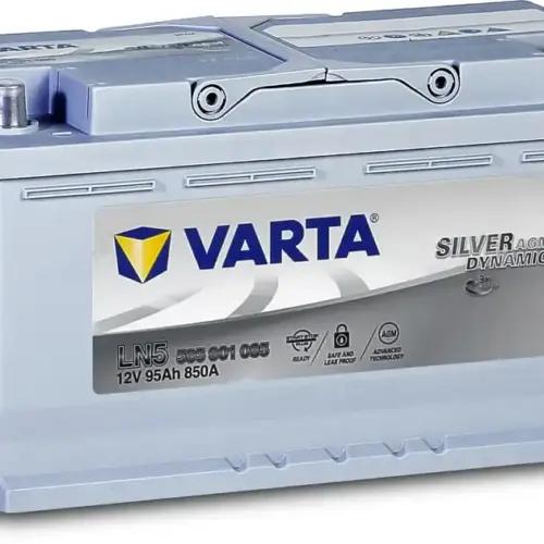 Varta A5 Silver Dynamic AGM 595901085D852 Autopatarei 12V 95Ah /850A