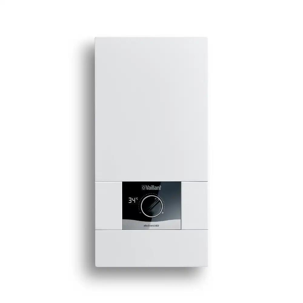Vaillant elektrooniline vooluveesoojendi, VED E 24/8, rõhukindel, 24kW, 400V, täpne väljumistemperatuur, sujuvalt reguleeritav, digitaalne ekraan, 0010023779