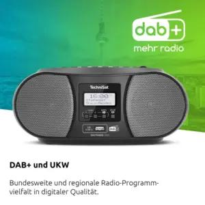 TechniSat DIGITRADIO 1990 - Stereo-Boombox DAB+/FM-raadioga ja CD-mängijaga (Bluetooth