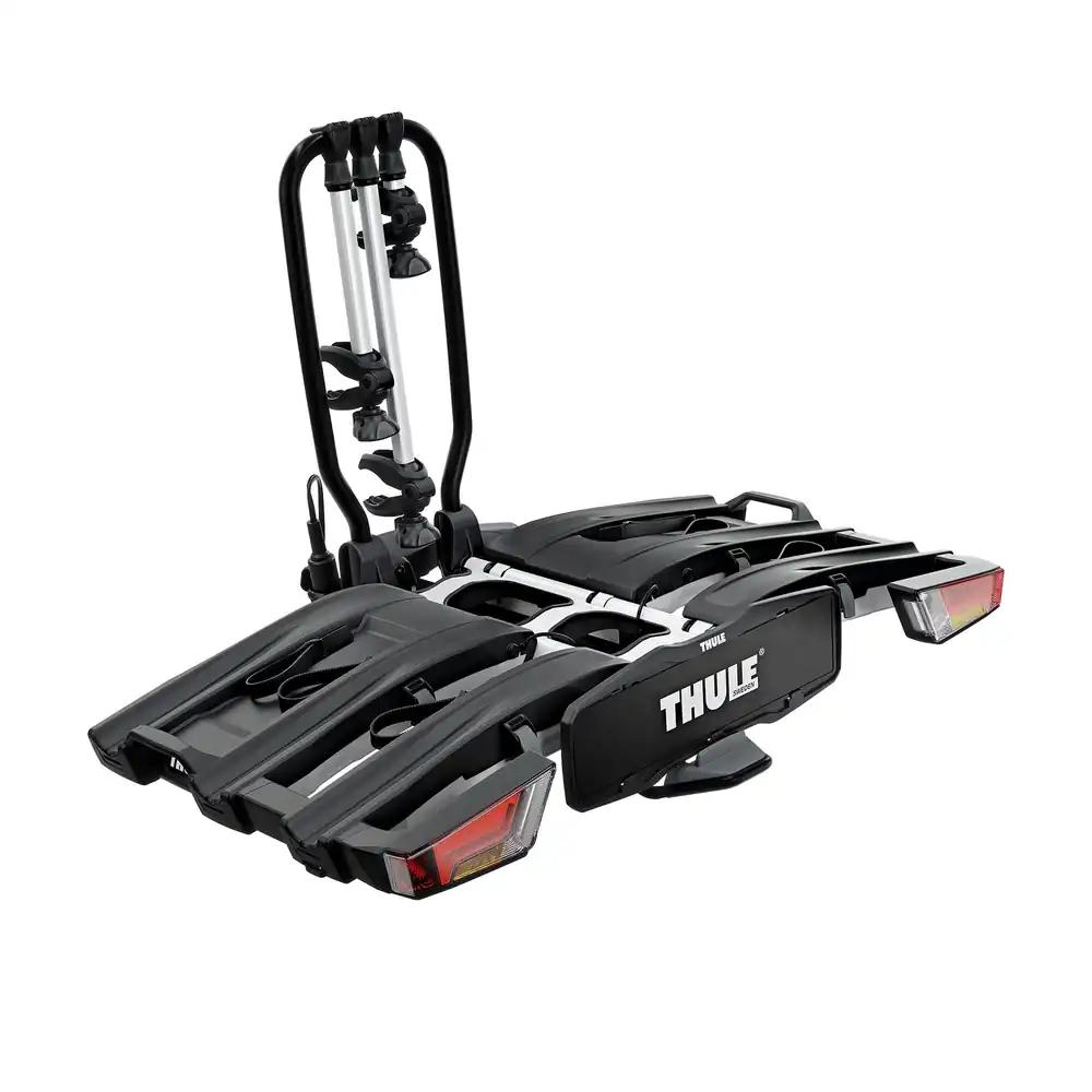 Thule EasyFold XT jalgrattahoidja haakekonksule 3 jalgratast hõbedane