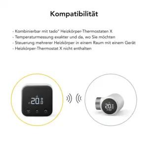 tado° Juhtmevaba Temperatuuriandur X – Lisaandur Nutikatele Radiaatoritermostaatidele X
