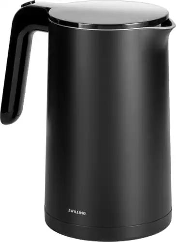 ZWILLING ENFINIGY veekeetja roostevabast terasest katlakivifiltriga ja ülekuumenemiskaitsega, juhtmevaba, 1850 W, 1,5 L, must