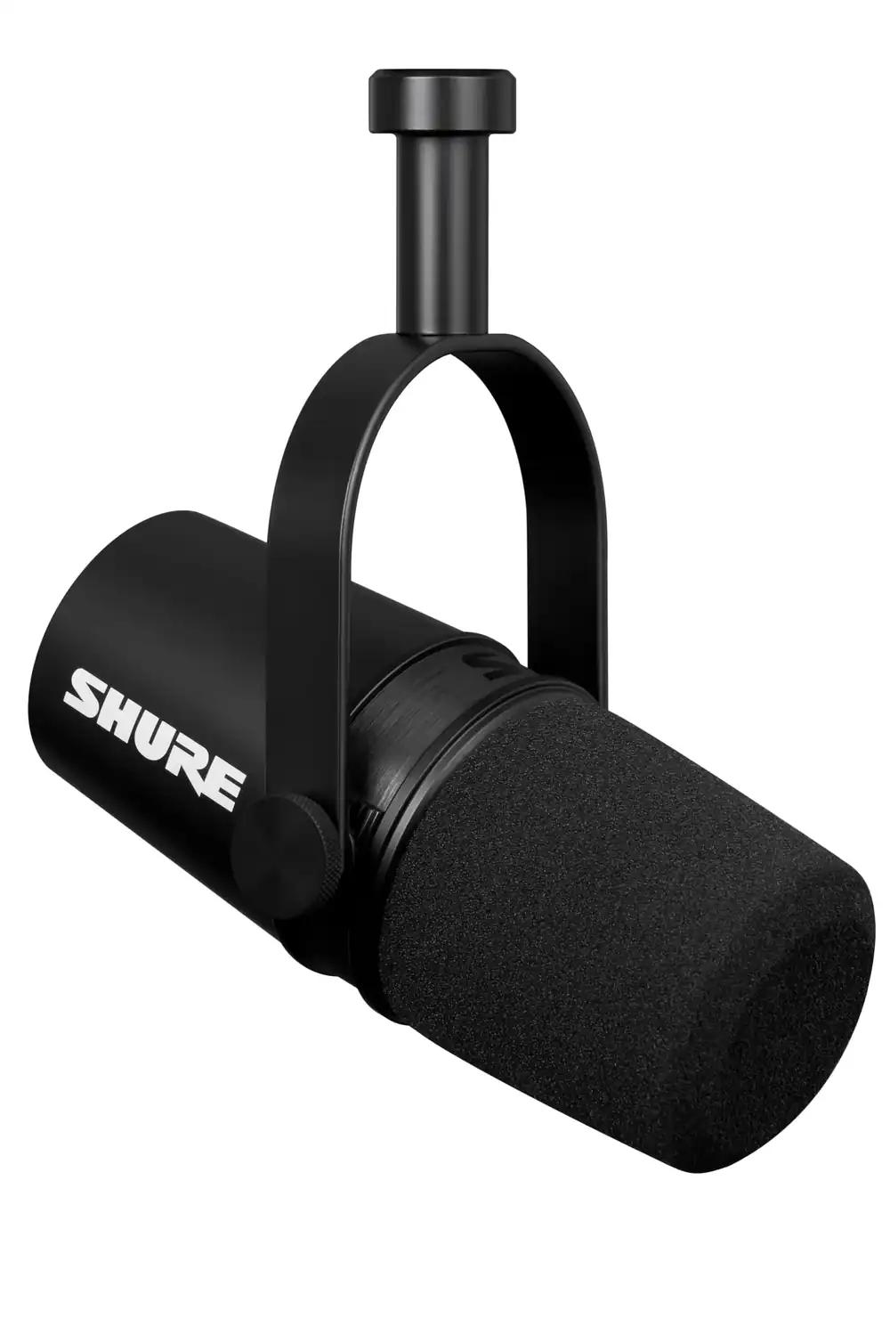 Shure MV7X XLR Podcasti Mikrofon – Dünaamiline mikrofon professionaalse kvaliteediga taskuhäälingusaadete ja vokaalisalvestuste jaoks, Voice Isolation tehnoloogia, Optimeeritud sagedus – Must