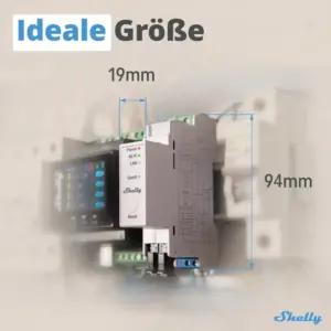 Shelly Pro EM 50A | Wi-Fi ja Bluetooth energiatarbimise mõõtja koos kontaktori juhtimisega | Nutikas koduautomaatika | Ühildub Alexa ja Google Home'iga | iOS ja Android rakendus | Pole hubi vaja