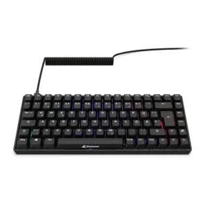 Sharkoon Skiller SGK50 S3 PBT mänguriklaviatuur, 75% paigutus, must, pilt 2