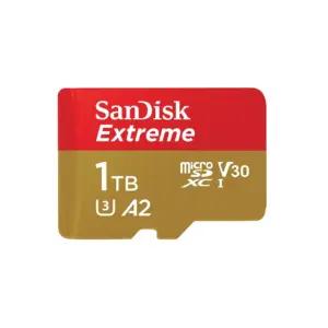 SanDisk Extreme MicroSDXC UHS-I mälukaart 1 TB SD-adapteriga (1 aasta RescuePRO Deluxe