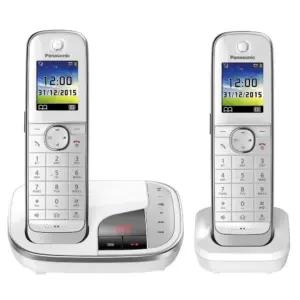 Panasonic KX-TGJ322GW peretelefon koos automaatvastajaga (juhtmevaba DUO telefon