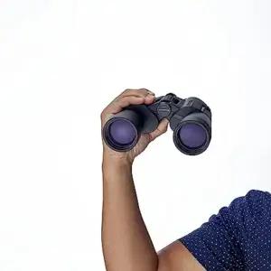 Olympus 10x50 S binokkel kandepaela ja kotiga – selged pildid