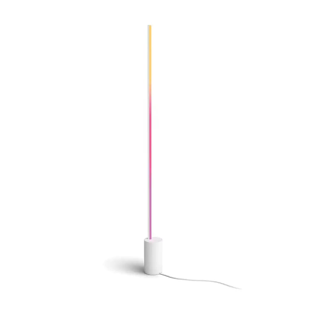 Philips Hue White & Color Ambiance Gradient Signe LED põrandalamp (2.550lm), nutikas dimmerdatav valguslahendus Hue süsteemiga, 16 miljonit värvi & värvigradiente, hääl- ja rakendusejuhtimine, valge