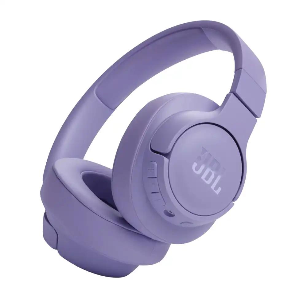 JBL Tune 720 BT juhtmevabad üle kõrva käivad kõrvaklapid – JBL Pure Bass heli, Bluetooth ja kerge kokkuklapitav disain – Kuni 76 tundi esitamisaega – Lilla
