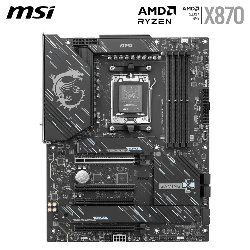 MSI X870 Gaming Plus WiFi emaplaat, ATX, AM5, DDR5, Wi-Fi 7, pilt 2