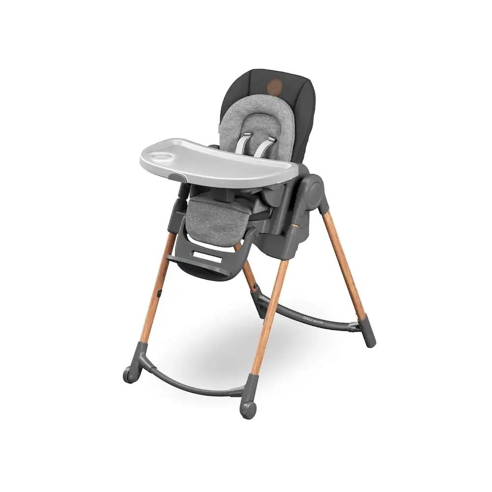 Maxi-Cosi Minla laste söögitool, kasvab koos lapsega, 0–14 aastat, kuni 60 kg, 9 kõrgusastet, 5 kallutamispositsiooni, 4 lauapositsiooni, kompaktselt kokkupandav, Essential Graphite