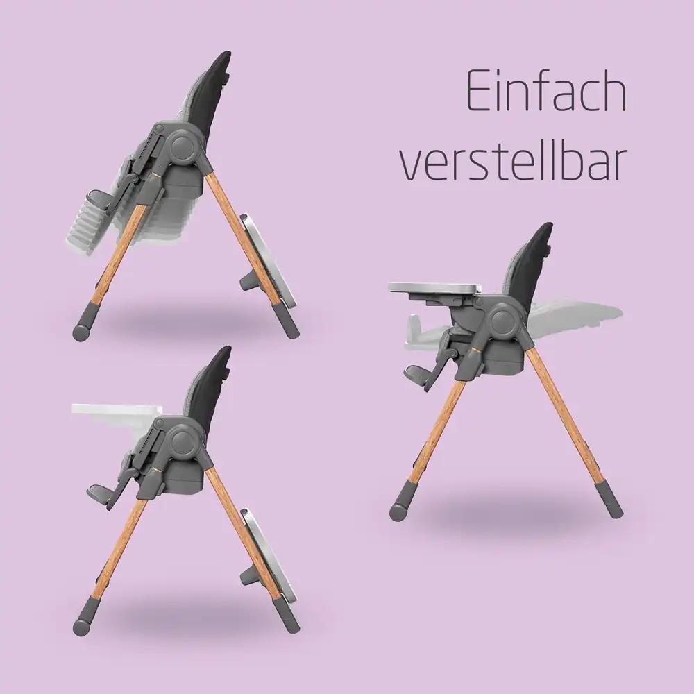 Maxi-Cosi Minla laste söögitool, 0–14 aastat, kuni 60 kg, Essential Graphite, pilt 2