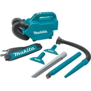 Makita DCL184Z akutolmuimeja 18 V, türkiissinine (ilma akuta ja laadijata)