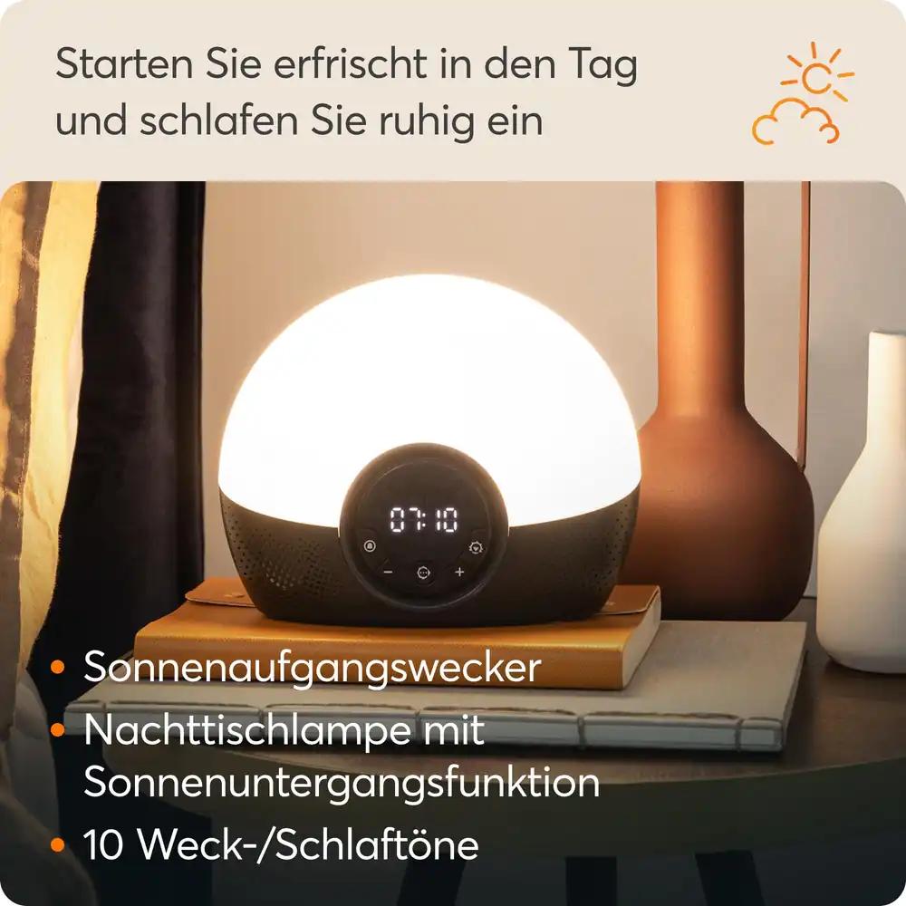 Lumie Bodyclock Glow 150 valgusäratuskell, päikesetõusu ja -loojangu valgus, 10 heli, pilt 2