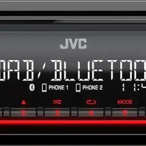 JVC KD-X282DBT USB-Autoradio DAB+ ja Bluetooth käed-vabad funktsiooniga (USB