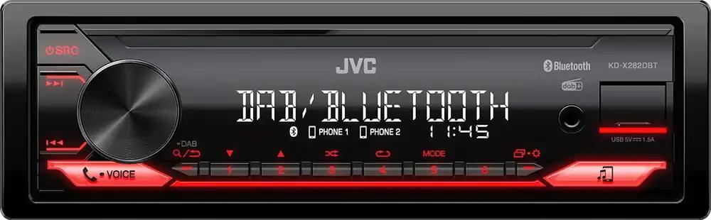 JVC KD-X282DBT autoraadio, DAB+, Bluetooth, USB, 4 x 50 W, pilt 2