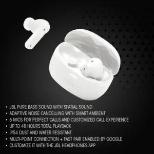 JBL Tune Beam 2 – Juhtmevabad Bluetooth In-Ear Kõrvaklapid mürasummutusega