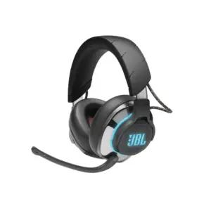JBL Quantum 810 Over-Ear mängurikõrvaklapid – juhtmevaba Bluetooth-peakomplekt mürasummutusega ja ülesklapitava boom-mikrofoniga – QuantumSurround heli – must