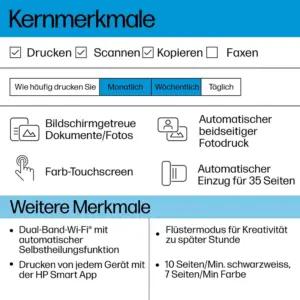 HP ENVY 6520e Multifunktsionaalne Printer – 3 Kuud Tasuta Trükkimine HP Instant Inkiga