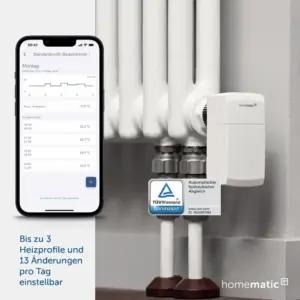 Homematic IP nutikas radiaatori termostaat – kompaktne