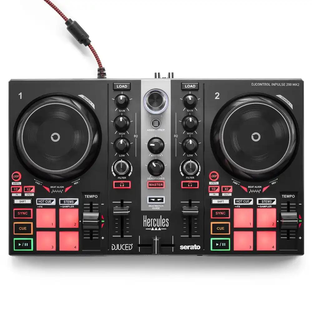 Hercules DJControl Inpulse 200 MK2 – Ideaalne DJ-kontroller miximise õppimiseks