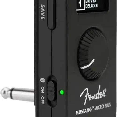 Fender Mustang Micro Plus kitarrivõimendi kõrvaklappidele, 25 võimendimudelit, Bluetooth