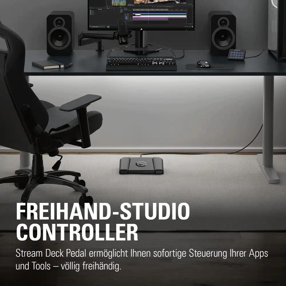 Elgato Stream Deck Pedal, 3 programmeeritavat jalapedaali, USB 2.0, pilt 2