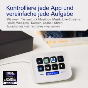 Elgato Stream Deck Neo – 8 kohandatavat nuppu