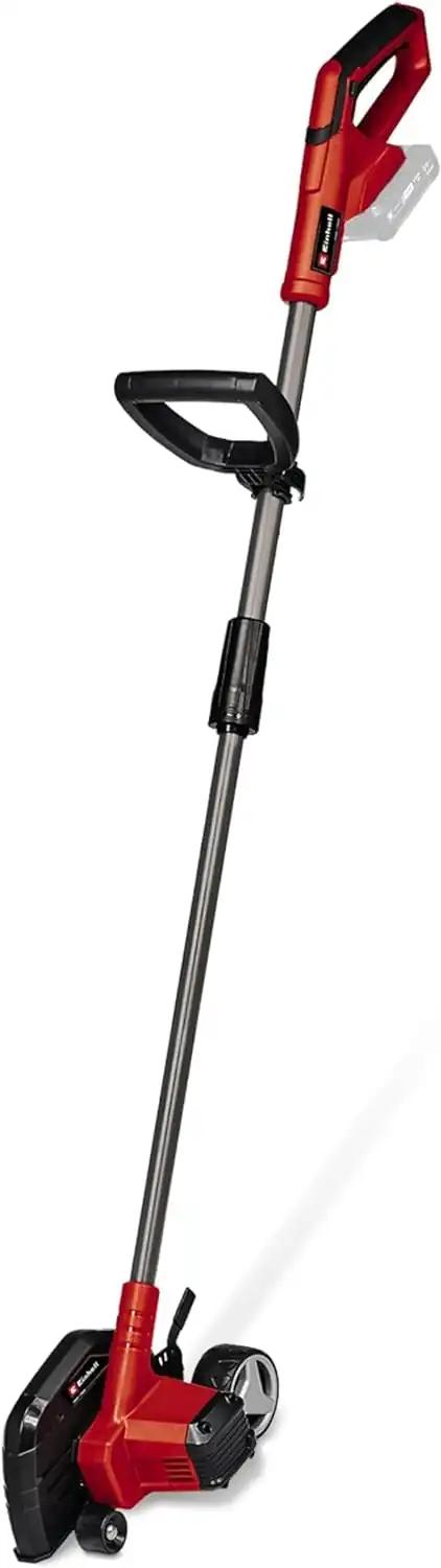 Einhell akutoitega muruservalõikur GE-LE 18/190 Li-Solo Power X-Change (Li-Ion, 18 V, 3-astmeline sügavuse reguleerimine 36,5 – 45 mm, 19 cm lõikepikkus, jagatav võll, jooksurattad, ilma aku ja laadijata)